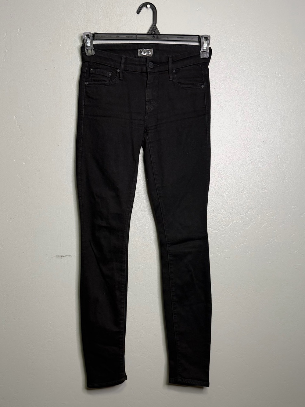 Mother Women’s The Looker In Model Spy Black Skinny Jeans Sz 24